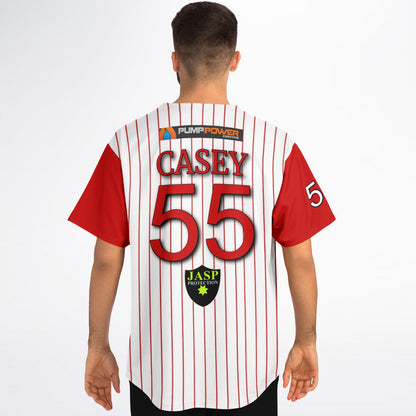 Casey #55 Demons Baseball Jersey - Home