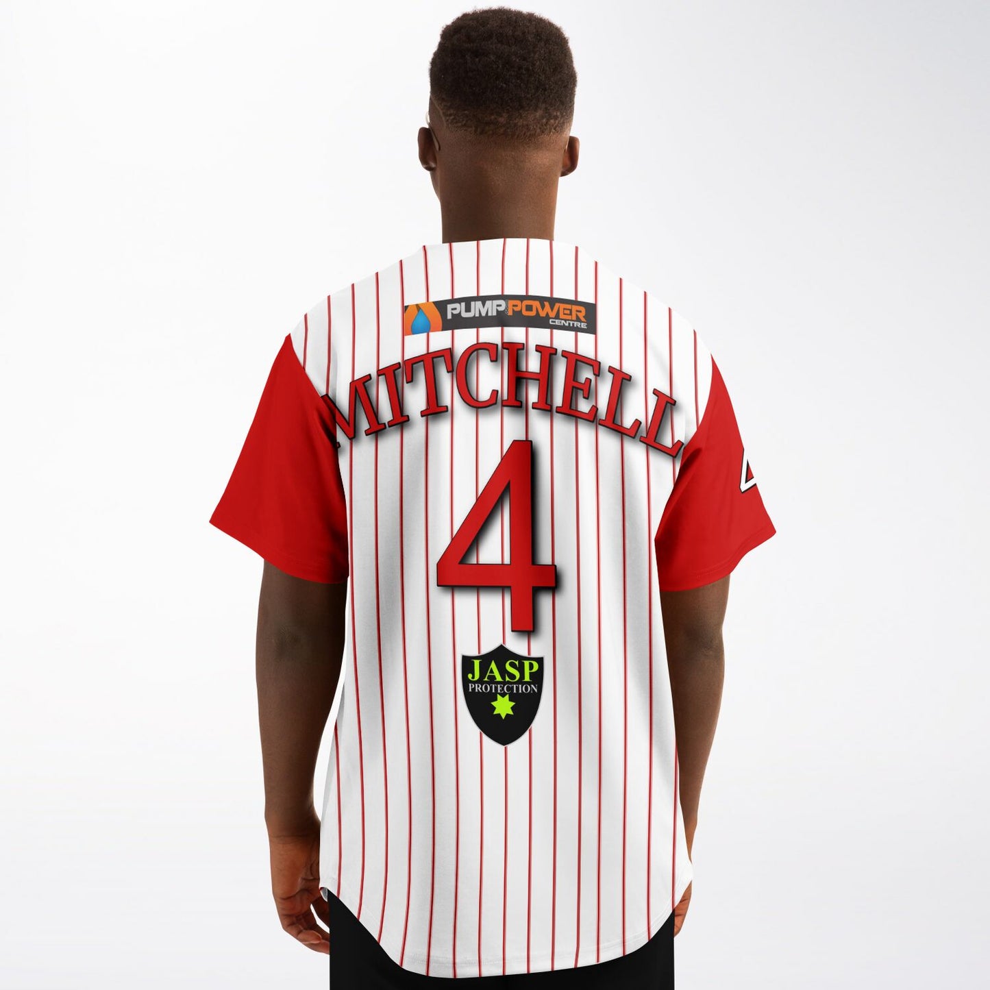 Nathan Mitchell #4 Demons Baseball Jersey - Home