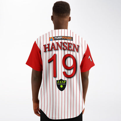 Jason Hansen #19 Demons Baseball Jersey - Home