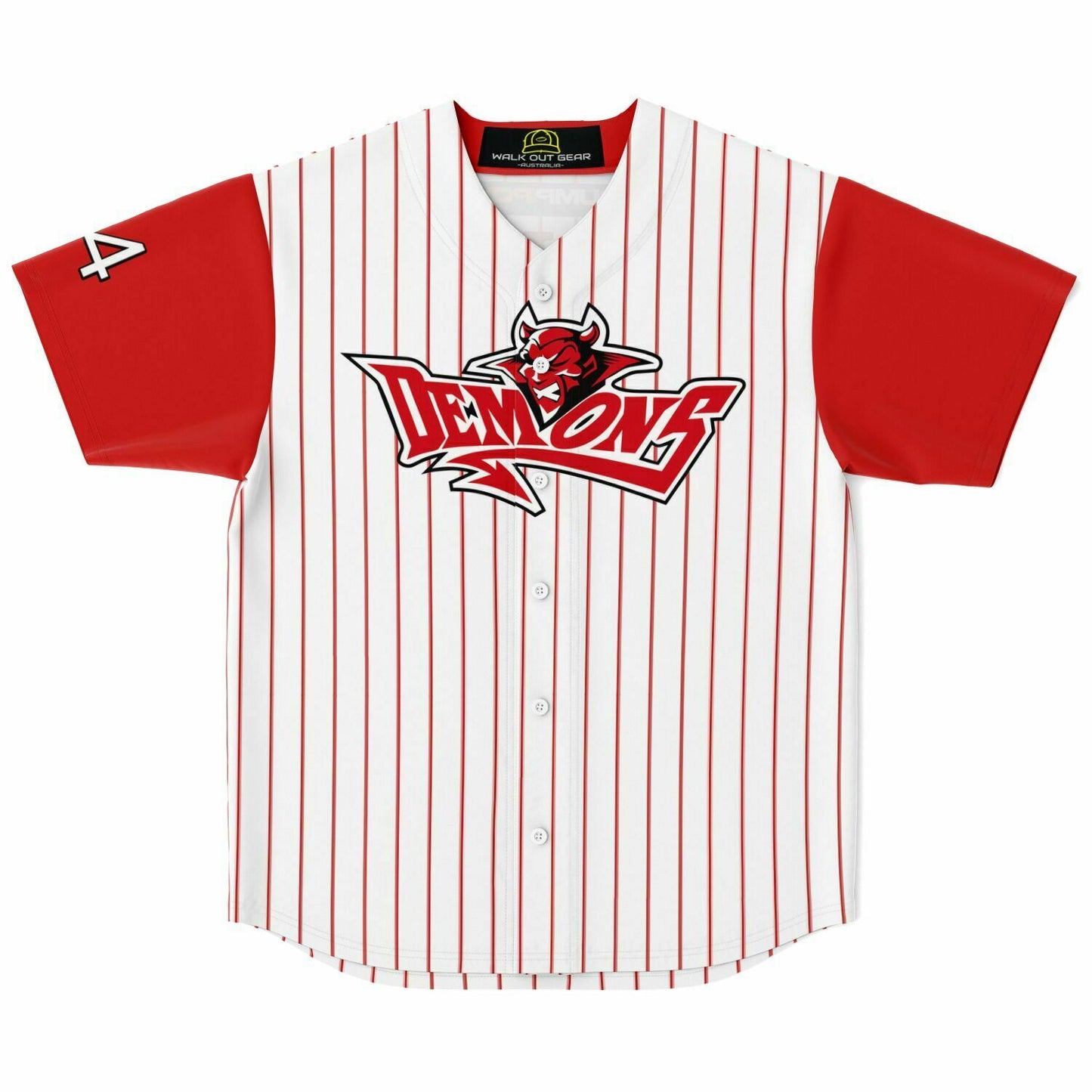 Coach Hanzel Demons Baseball Jersey - Home