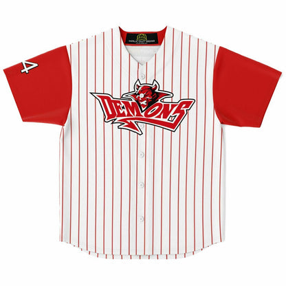 Coach Hanzel Demons Baseball Jersey - Home