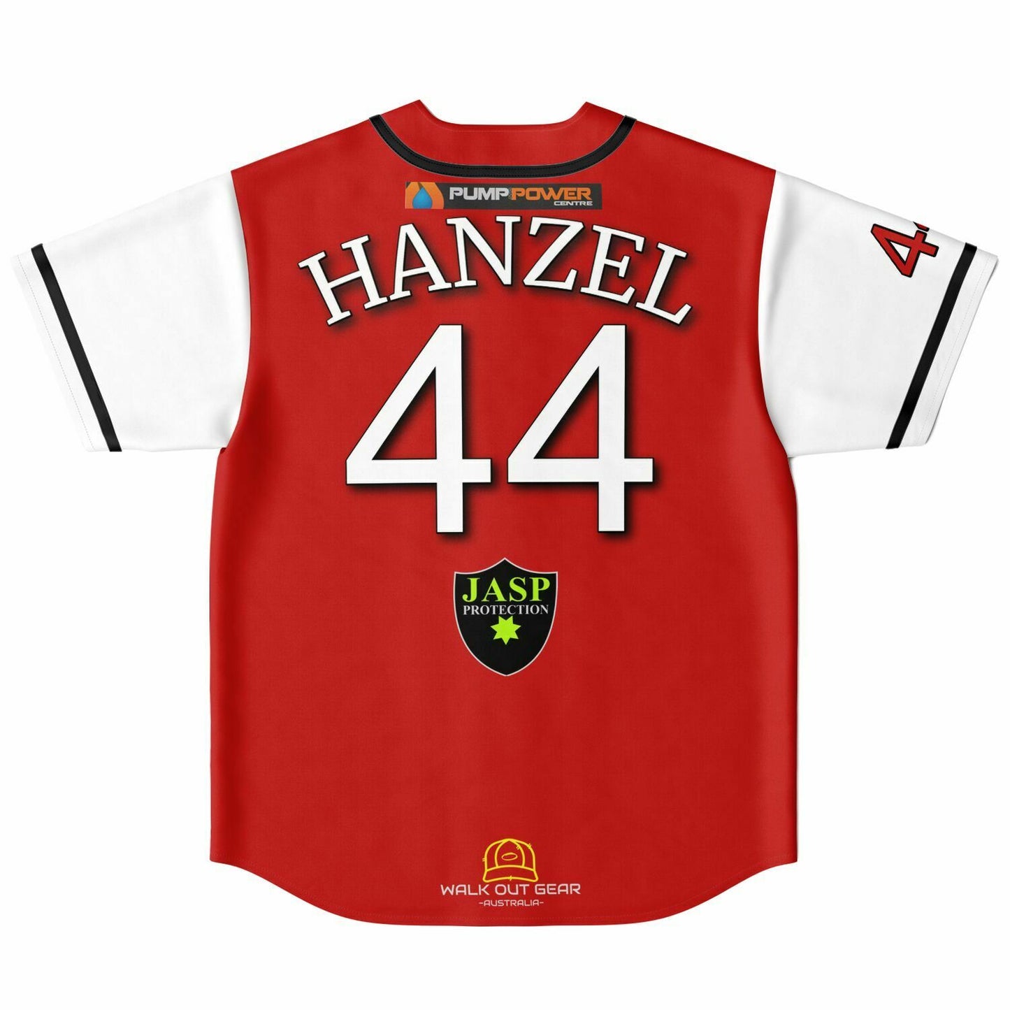 Sam Hanzel #44 - Demons Reversible Baseball Jersey - Home and Away copy