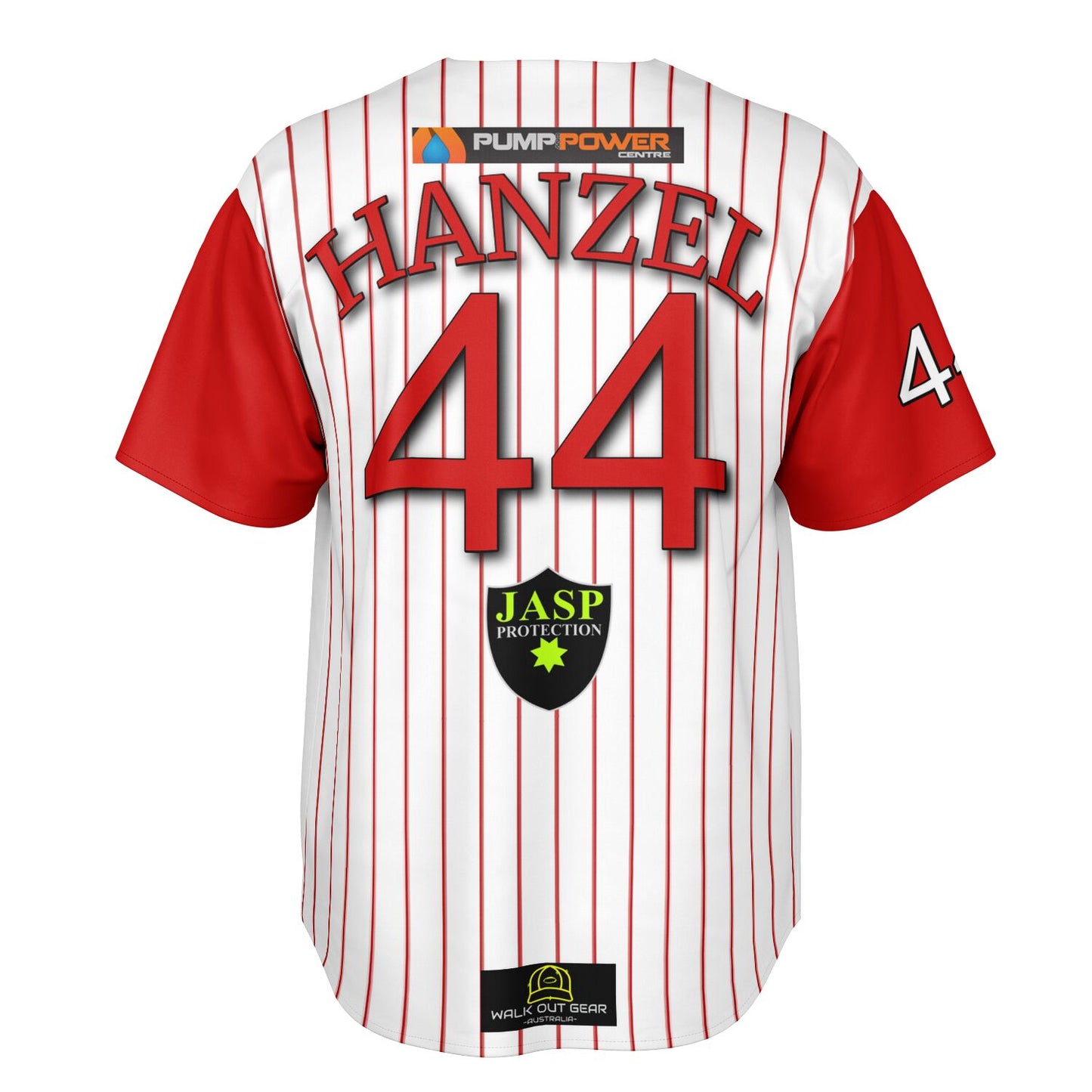 Sam Hanzel #44 - Demons Reversible Baseball Jersey - Home and Away copy