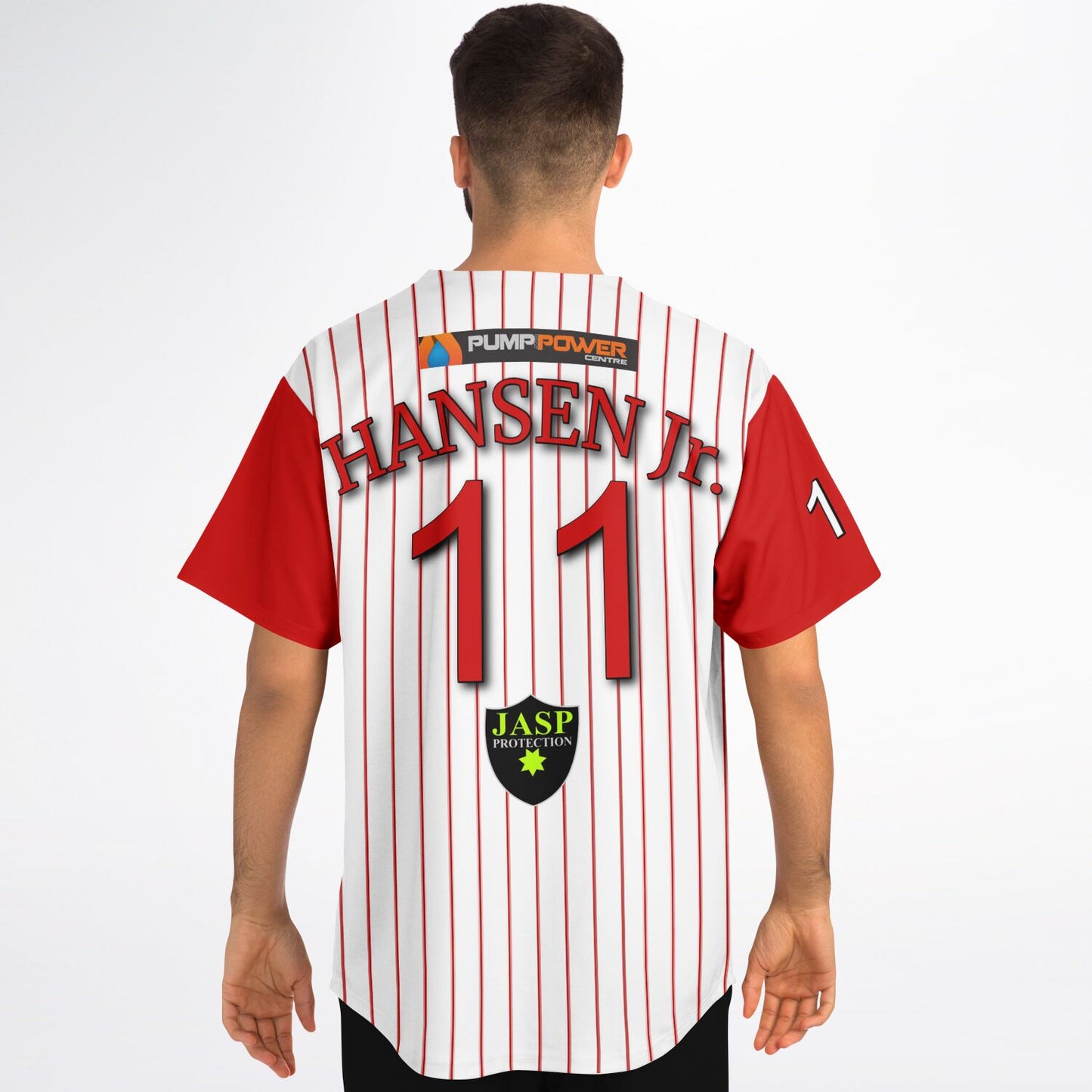 Jet Hansen #11 Demons Baseball Jersey - Home