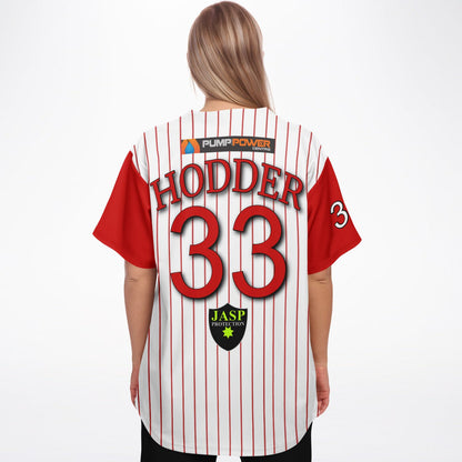 Steve Hodder #33 Demons Baseball Jersey - Home