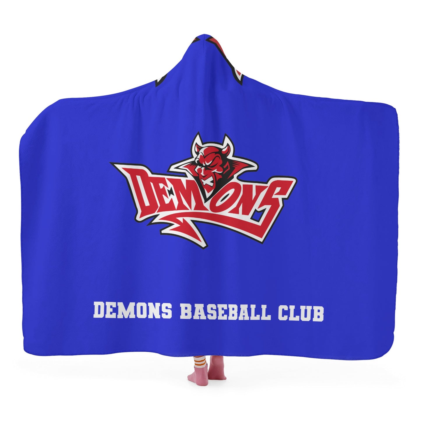 Demons Baseball Standard Hooded Blanket