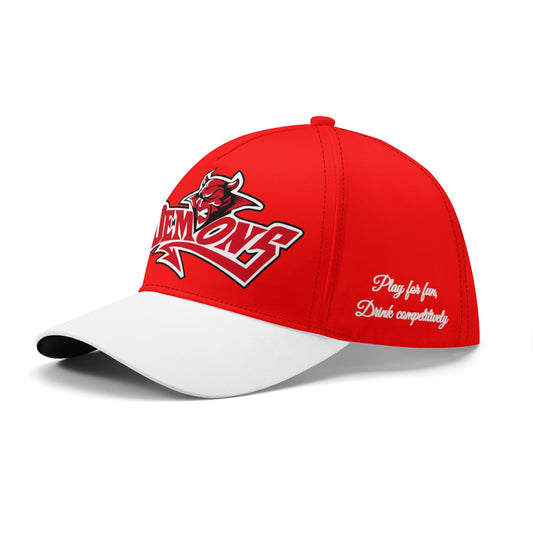 White Brim Demons Baseball Walk Out Cap