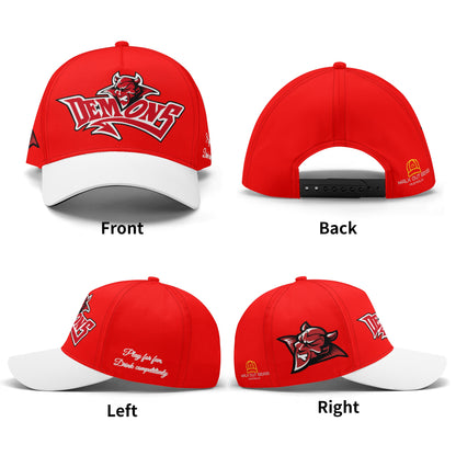 White Brim Demons Baseball Walk Out Cap