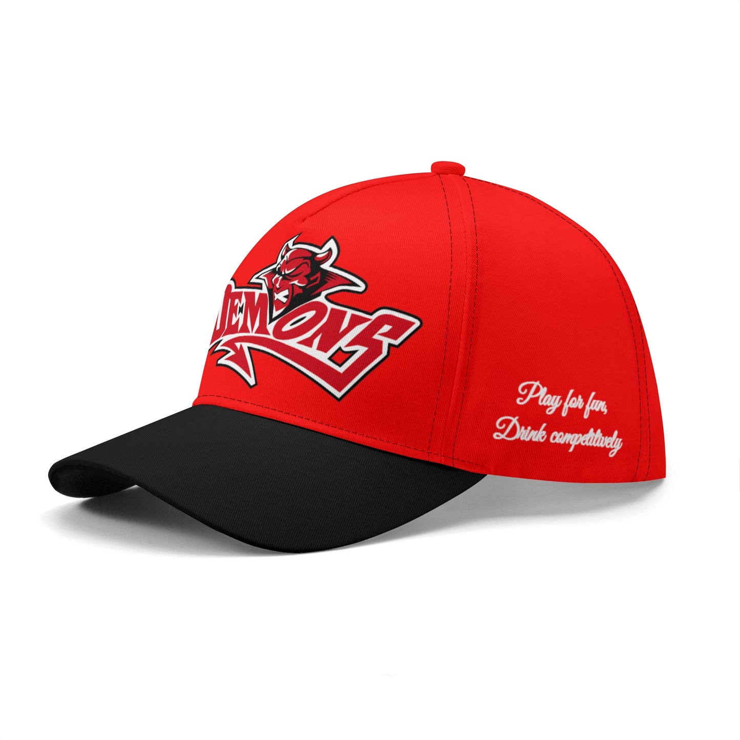 Black Brim Demons Baseball Walk Out Cap