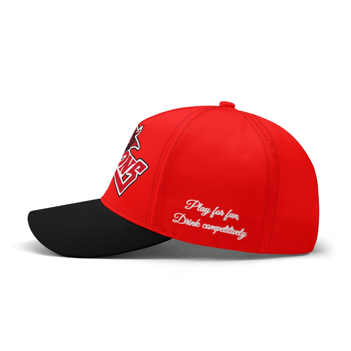 Black Brim Demons Baseball Walk Out Cap