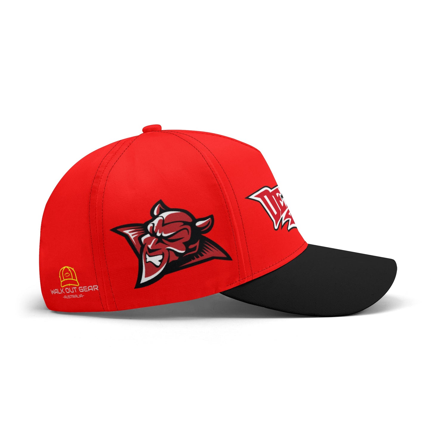 Black Brim Demons Baseball Walk Out Cap