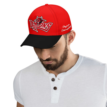 Black Brim Demons Baseball Walk Out Cap