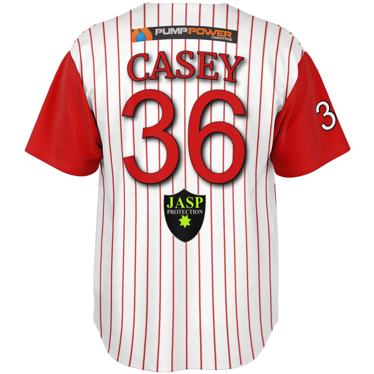 Casey #36 Demons Baseball Jersey - Home