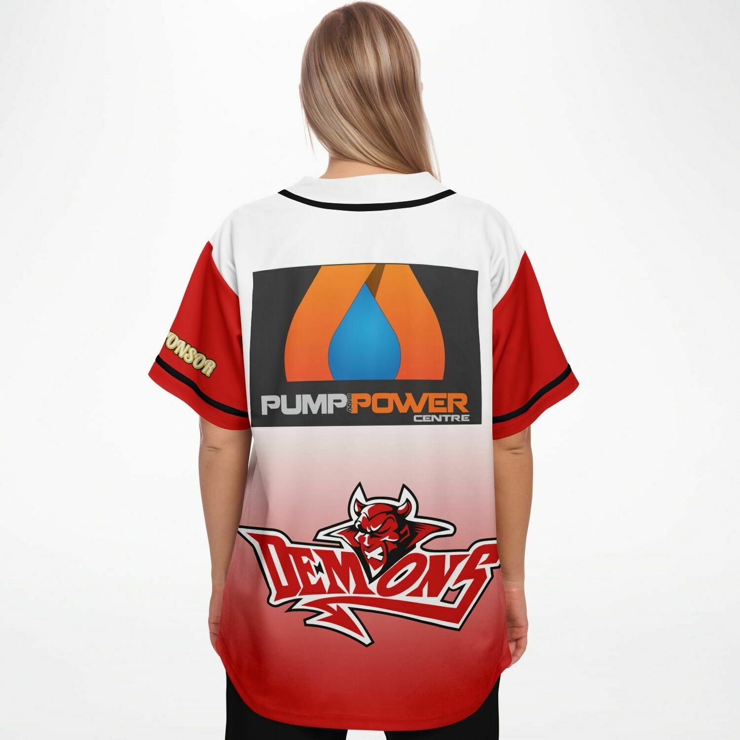 Pump & Power Demons Baseball Life Sponsor Jersey