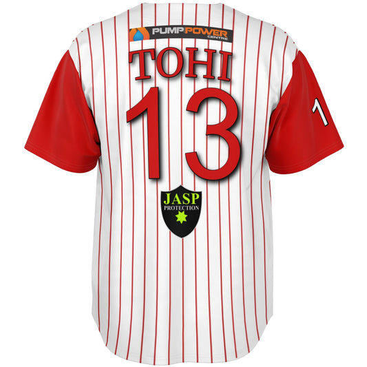 Wes Tohi #13 Demons Baseball Jersey - Home