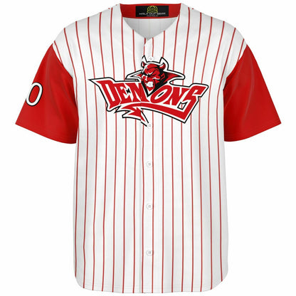 Logan McGargill #00 Demons Bat Boy Baseball Jersey - Home