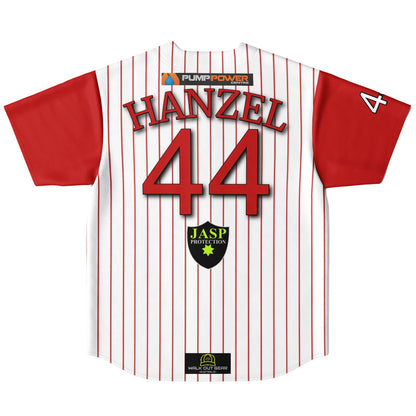 Sam Hanzel #44 - Demons Reversible Baseball Jersey - Home and Away copy