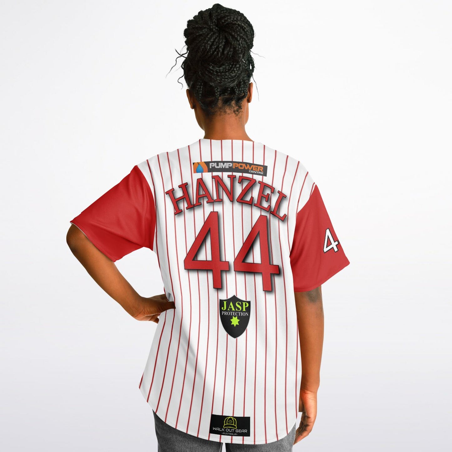 Sam Hanzel #44 - Demons Reversible Baseball Jersey - Home and Away copy