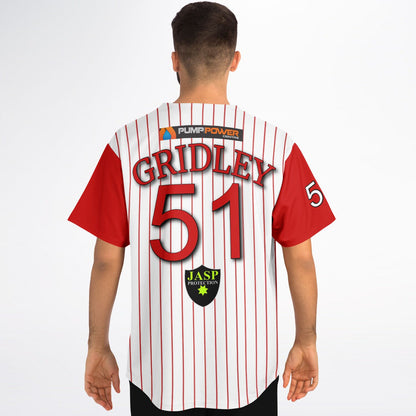 Mitch Gridley #51 Demons Baseball Jersey - Home