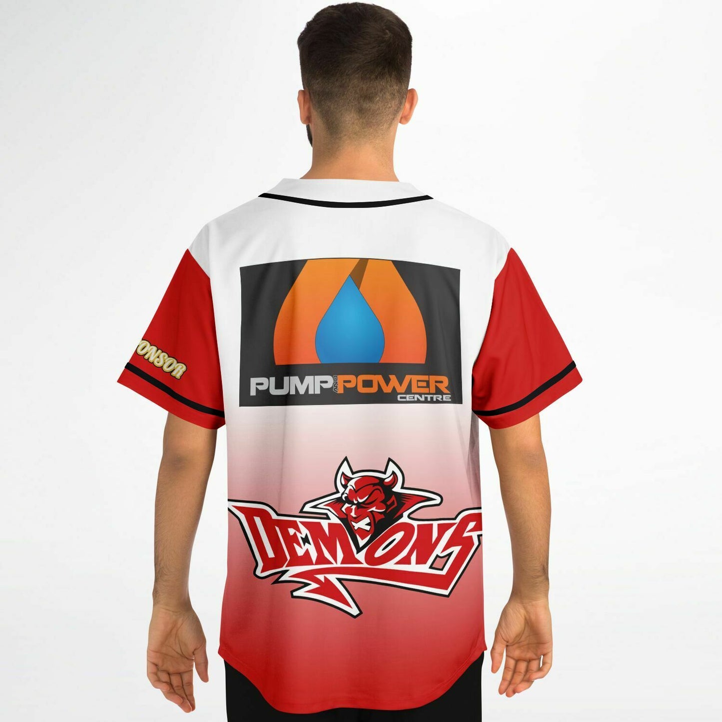 Pump & Power Demons Baseball Life Sponsor Jersey