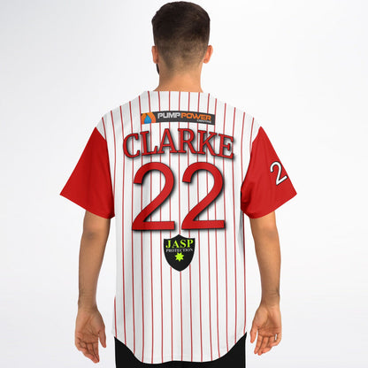 Ange Clarke #22 Demons Baseball Jersey - Home