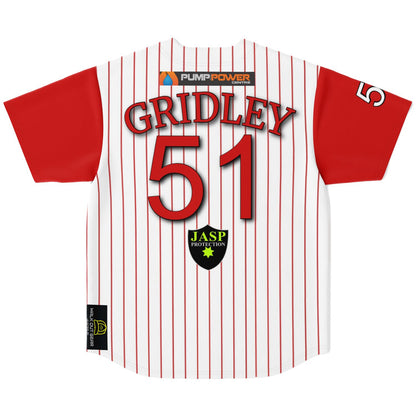 Mitch Gridley #51 Demons Baseball Jersey - Home