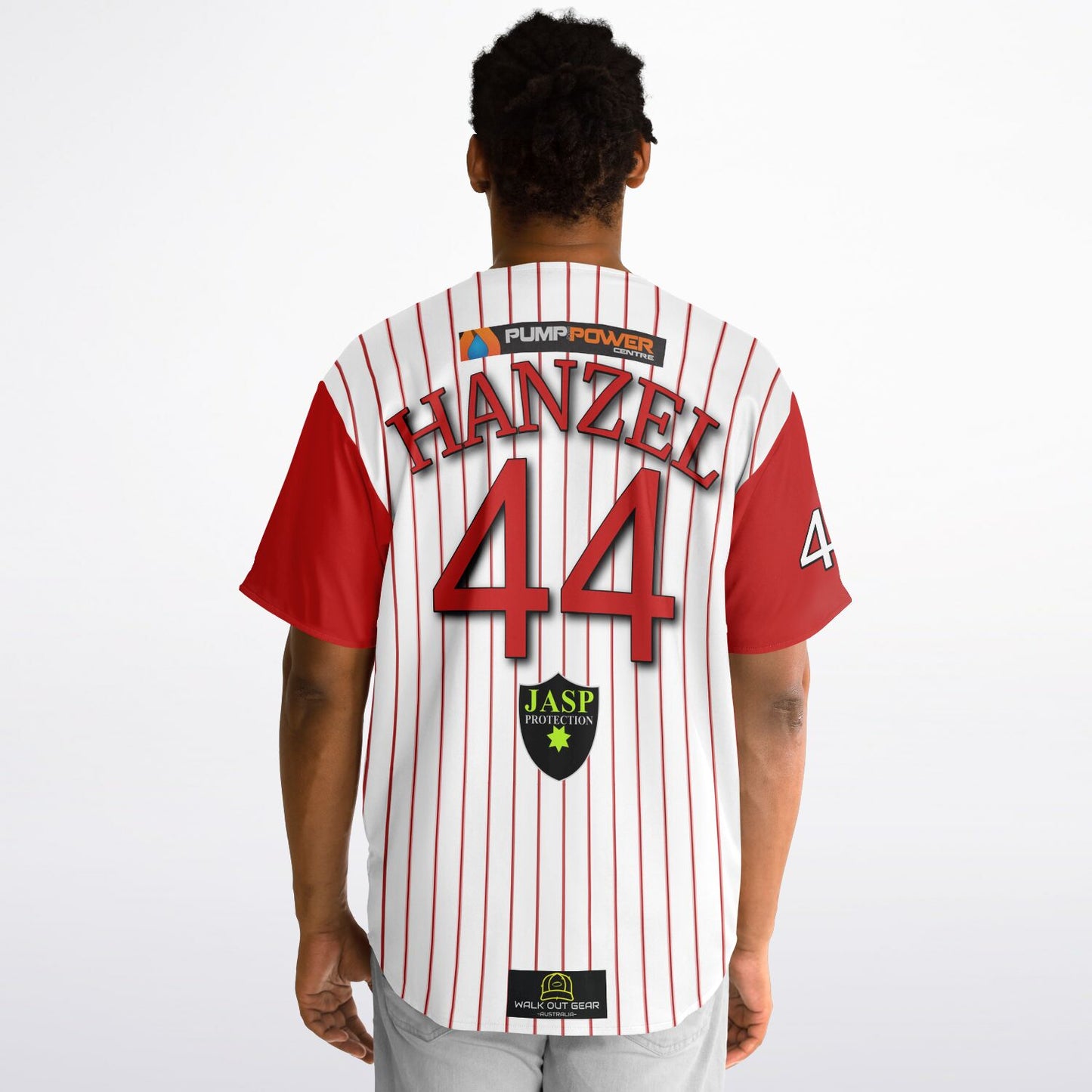 Sam Hanzel #44 - Demons Reversible Baseball Jersey - Home and Away copy