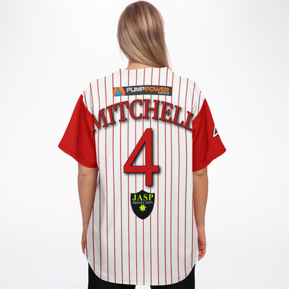 Nathan Mitchell #4 Demons Baseball Jersey - Home