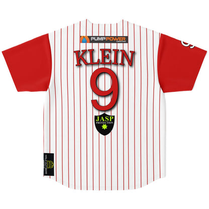 Andrew Klein #9 Demons Baseball Jersey - Home