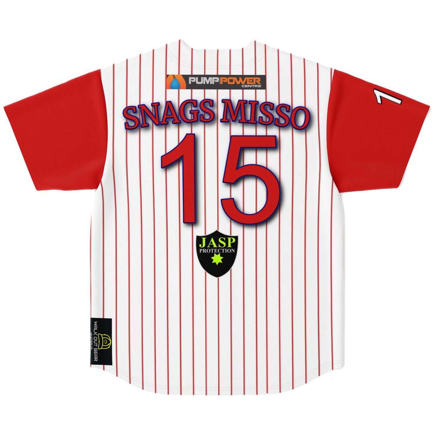 Dean Arney Misso #15 Demons Baseball Jersey - Home