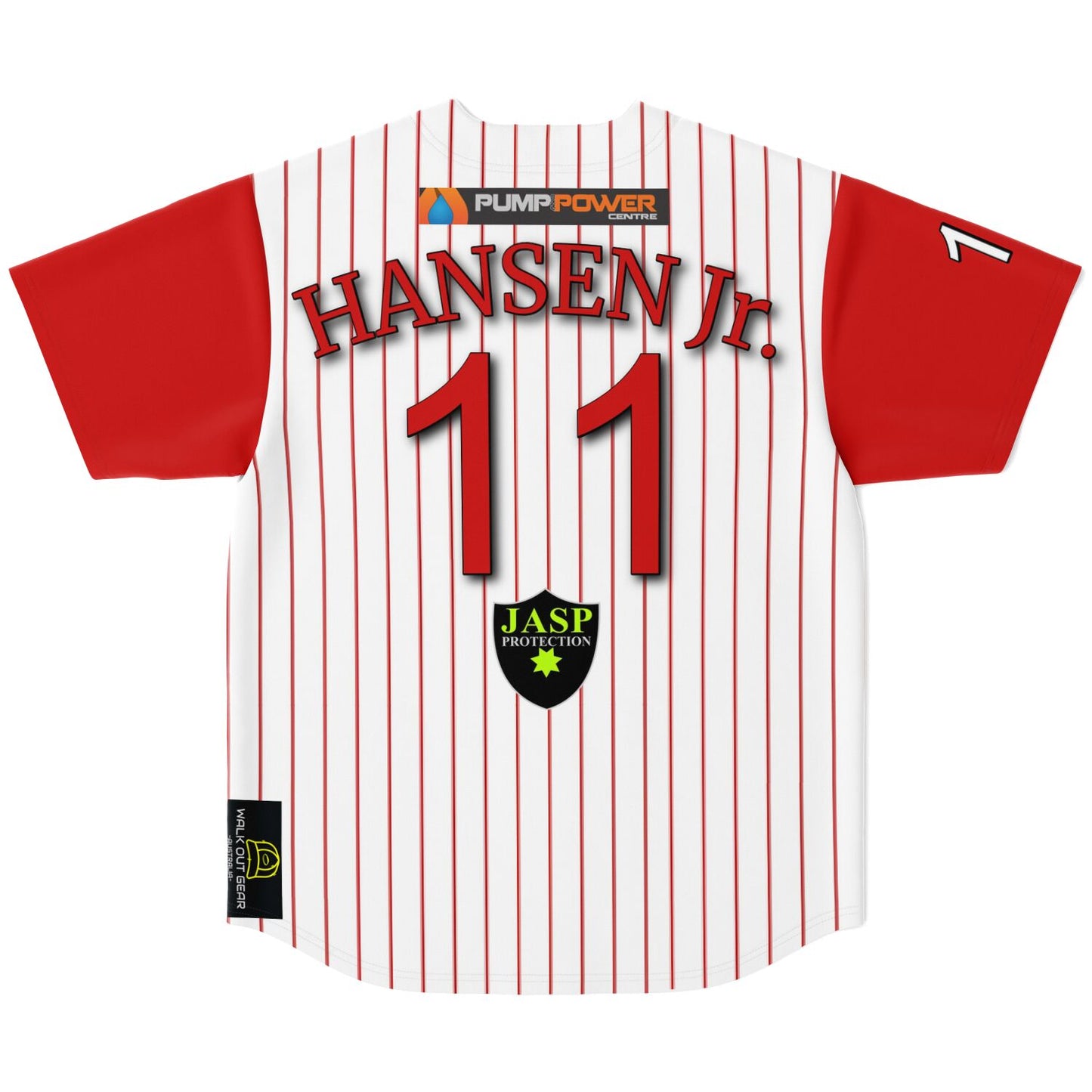 Jet Hansen #11 Demons Baseball Jersey - Home