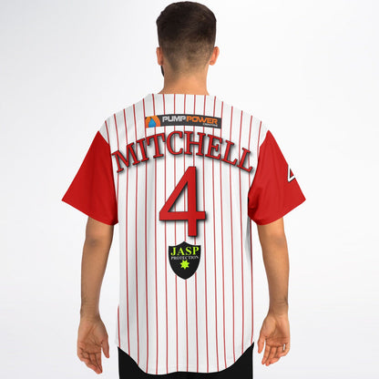 Nathan Mitchell #4 Demons Baseball Jersey - Home