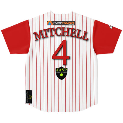 Nathan Mitchell #4 Demons Baseball Jersey - Home