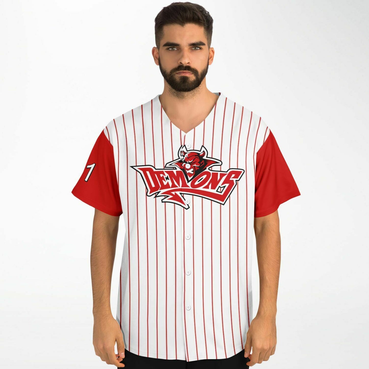 Jet Hansen #11 Demons Baseball Jersey - Home