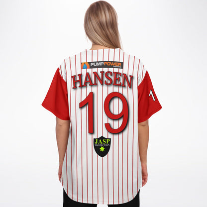 Jason Hansen #19 Demons Baseball Jersey - Home