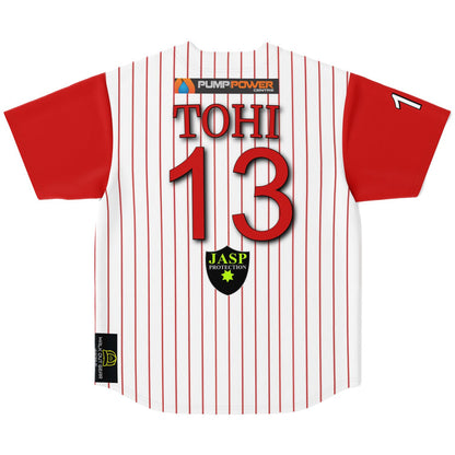 Wes Tohi #13 Demons Baseball Jersey - Home