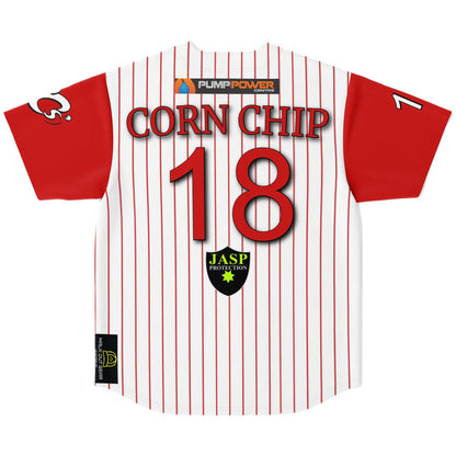 Corn Chip Clarke #18 Demons Baseball Jersey - Home