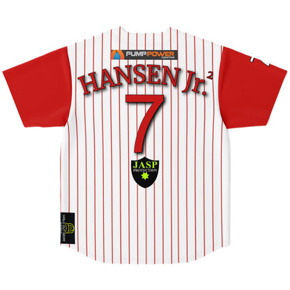 Levi Hansen #7 Demons Baseball Jersey - Home