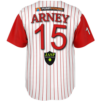 Dean Arney #15 Demons Baseball Jersey - Home