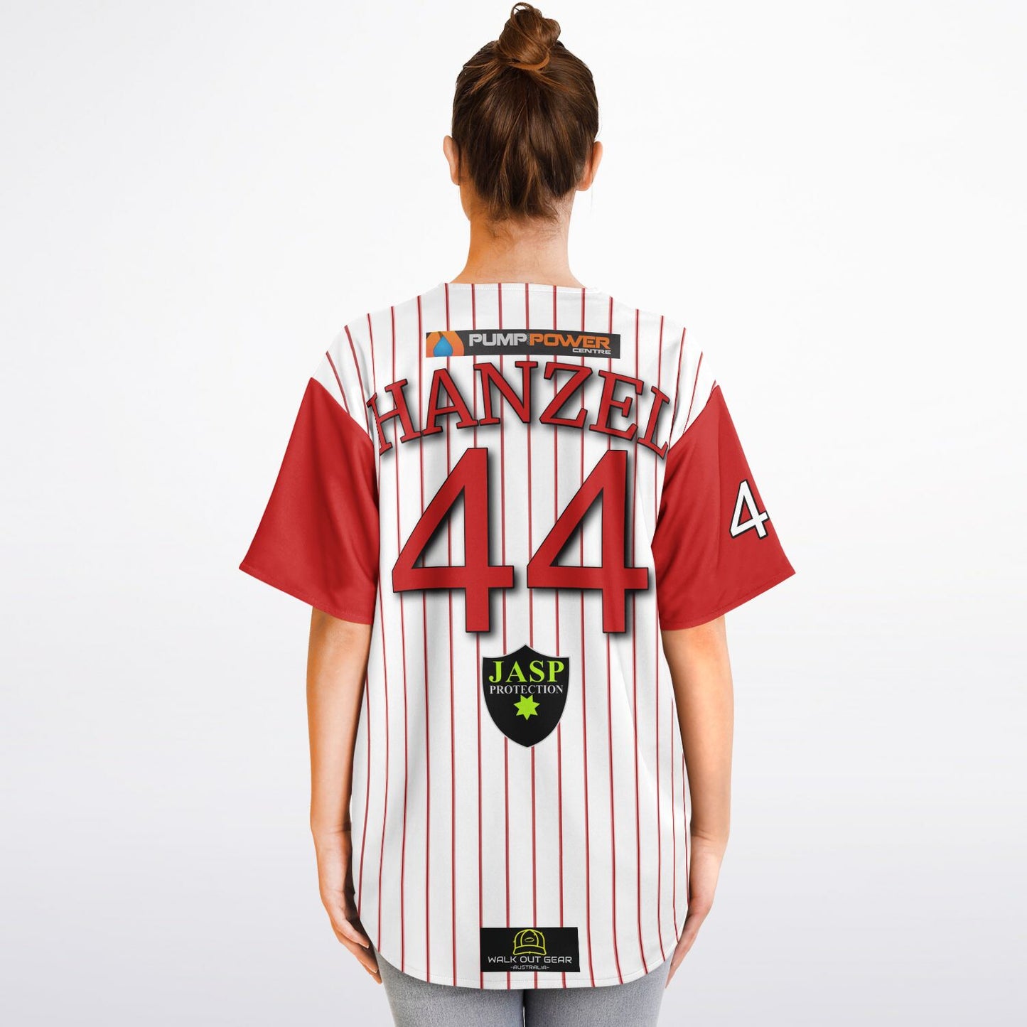 Sam Hanzel #44 - Demons Reversible Baseball Jersey - Home and Away copy