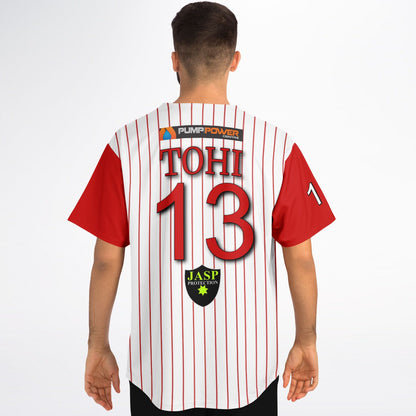 Wes Tohi #13 Demons Baseball Jersey - Home