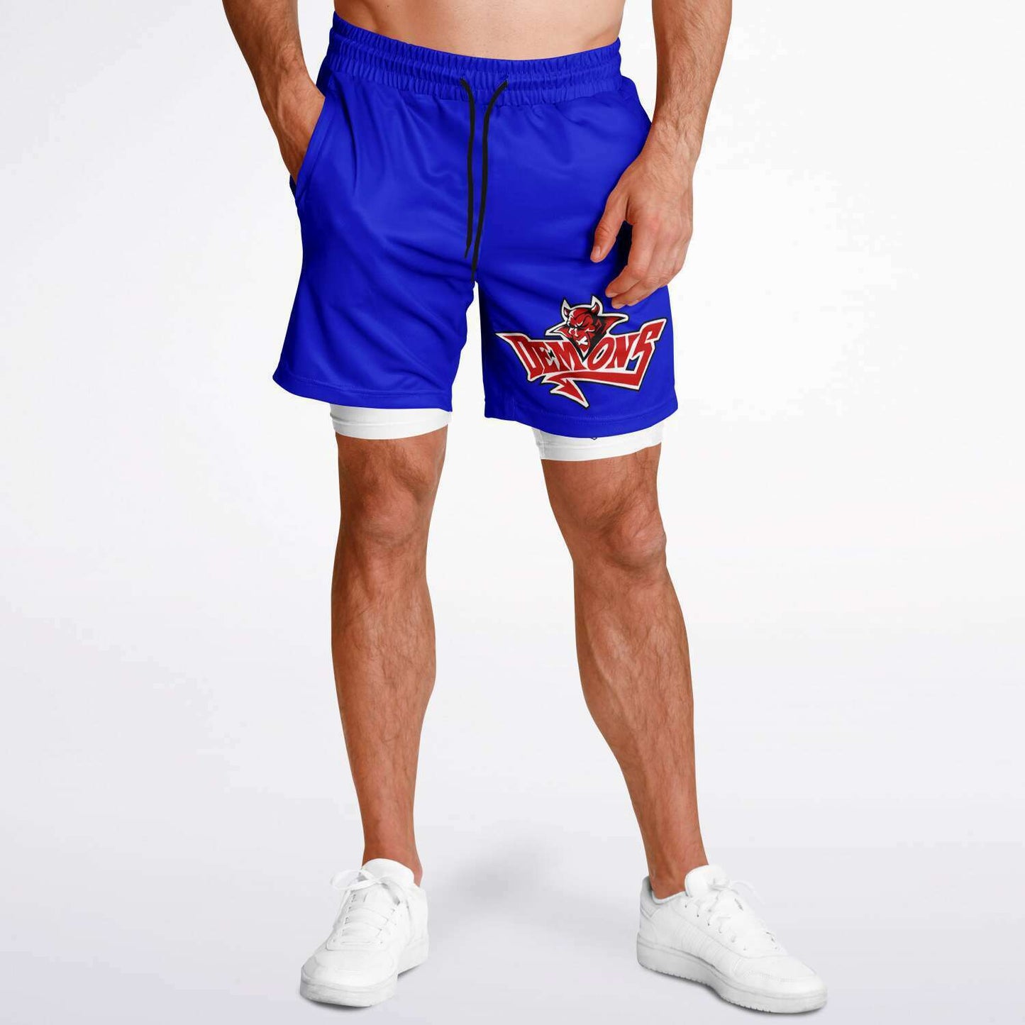 Demons Baseball Men's 2-in-1 Training Shorts