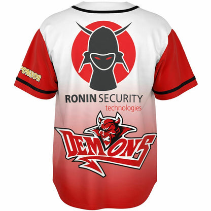 Ronin Demons Baseball Gold Sponsor Jersey