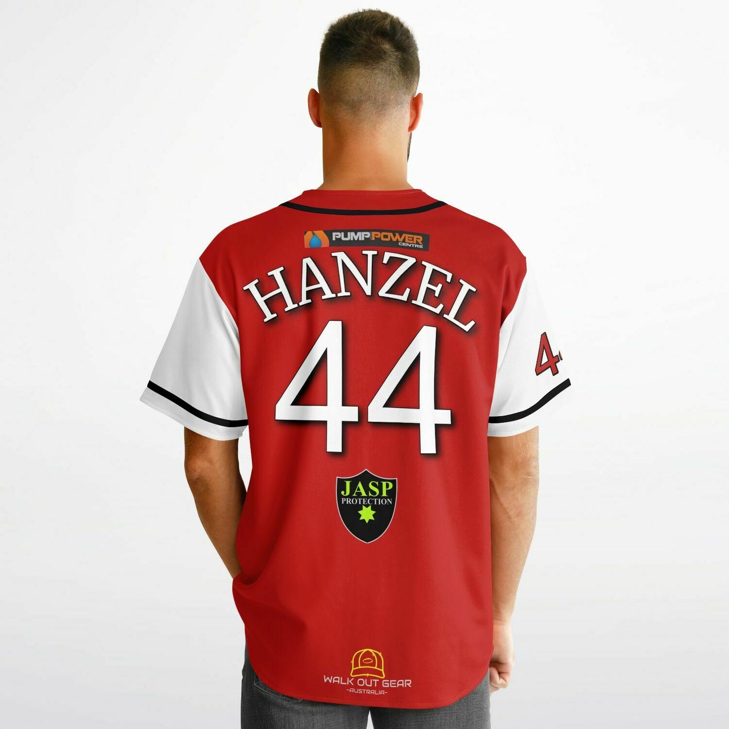 Sam Hanzel #44 - Demons Reversible Baseball Jersey - Home and Away copy