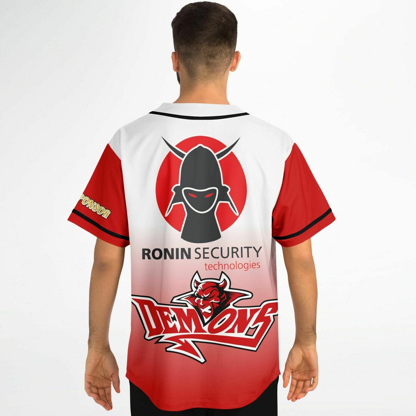 Ronin Demons Baseball Gold Sponsor Jersey