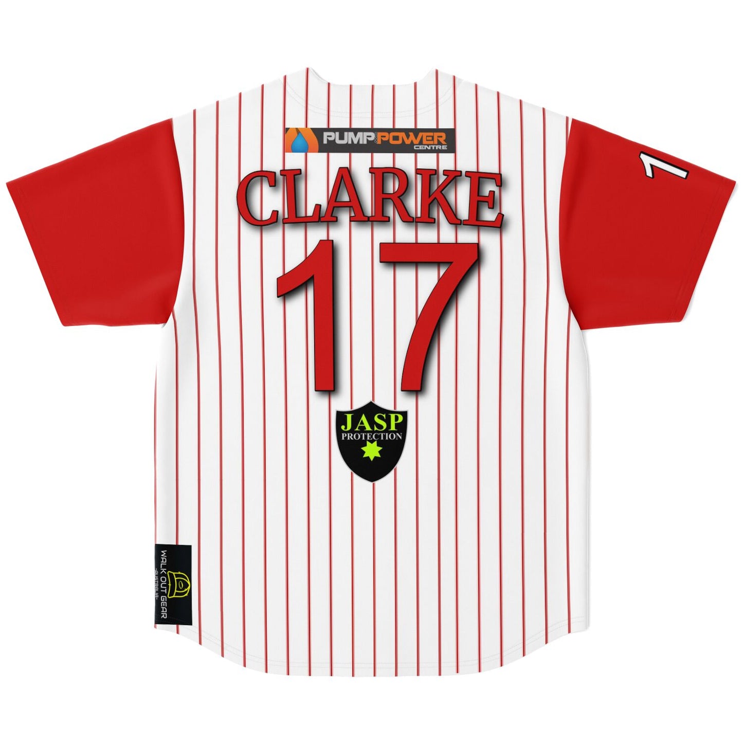 Darryn Clarke #17 Demons Baseball Jersey - Home