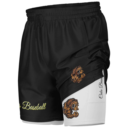 Cubs Baseball Training-Walkout  Men's 2-in-1 Shorts