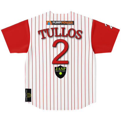 Josh Tullos #2 Demons Baseball Jersey - Home