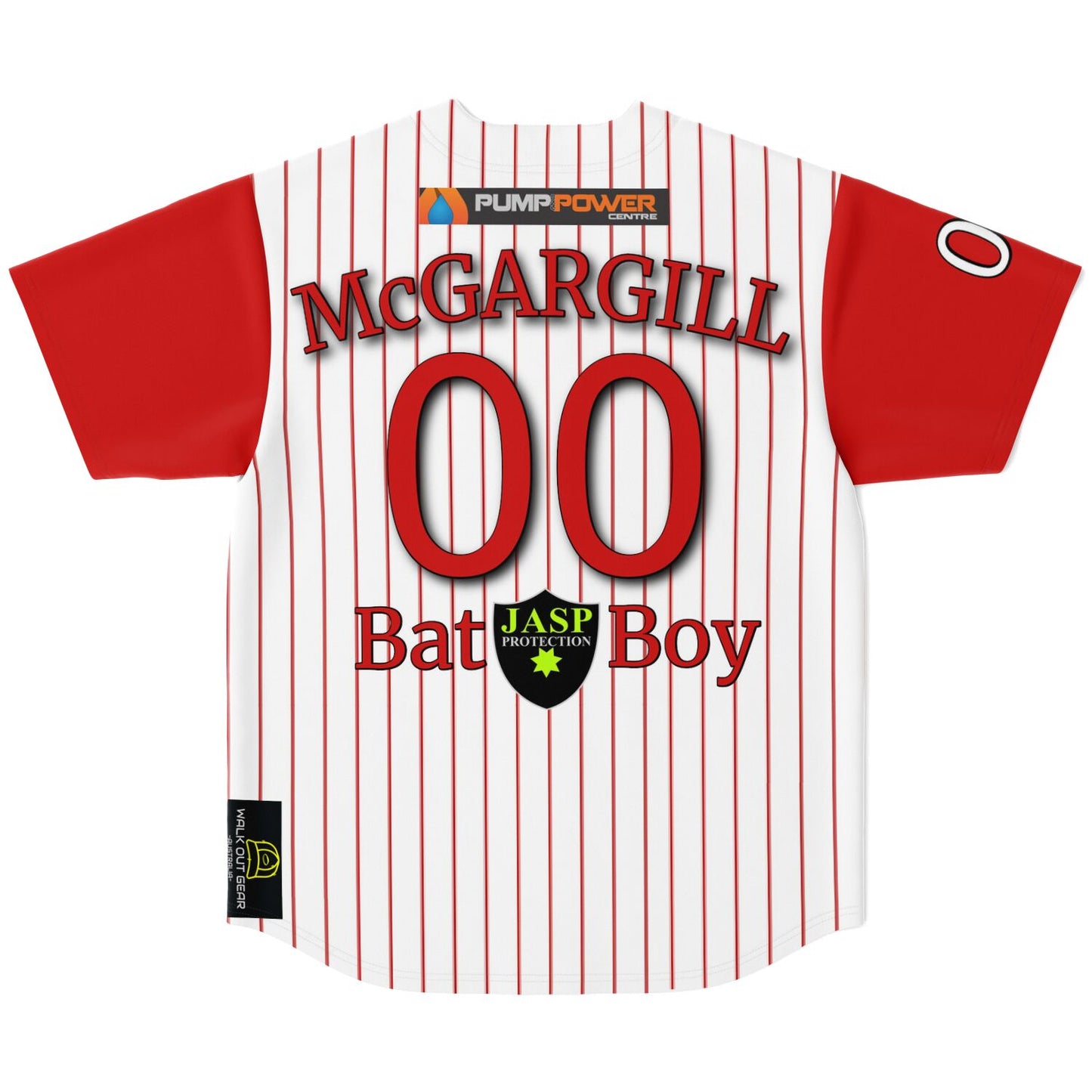 Logan McGargill #00 Demons Bat Boy Baseball Jersey - Home