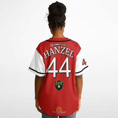 Sam Hanzel #44 - Demons Reversible Baseball Jersey - Home and Away copy